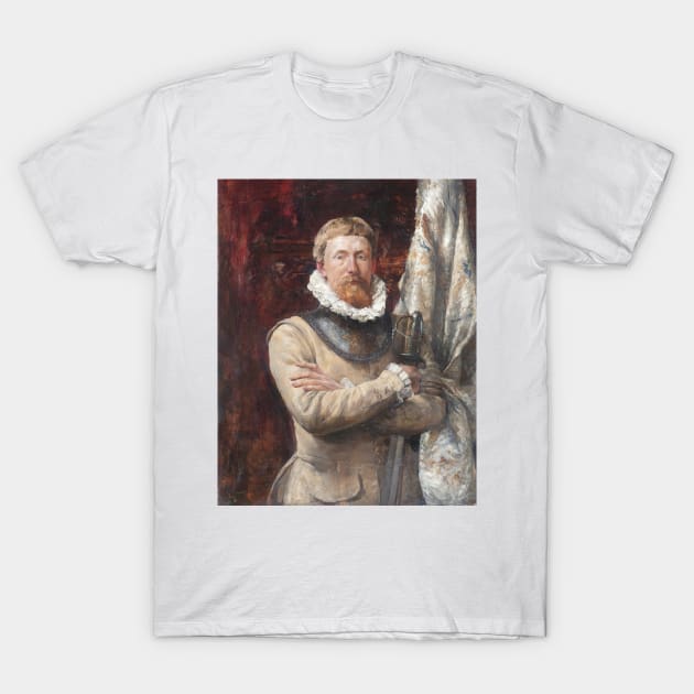 Hugo Birger, the Artist, as a Mercenary by Ernst Josephson T-Shirt by Classic Art Stall